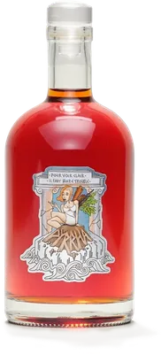 Bouteille de Pyrrha, liqueur de cannelle à la vanille
